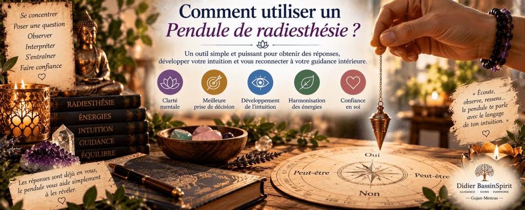 Comment utiliser un Pendule de radiesthésie ?