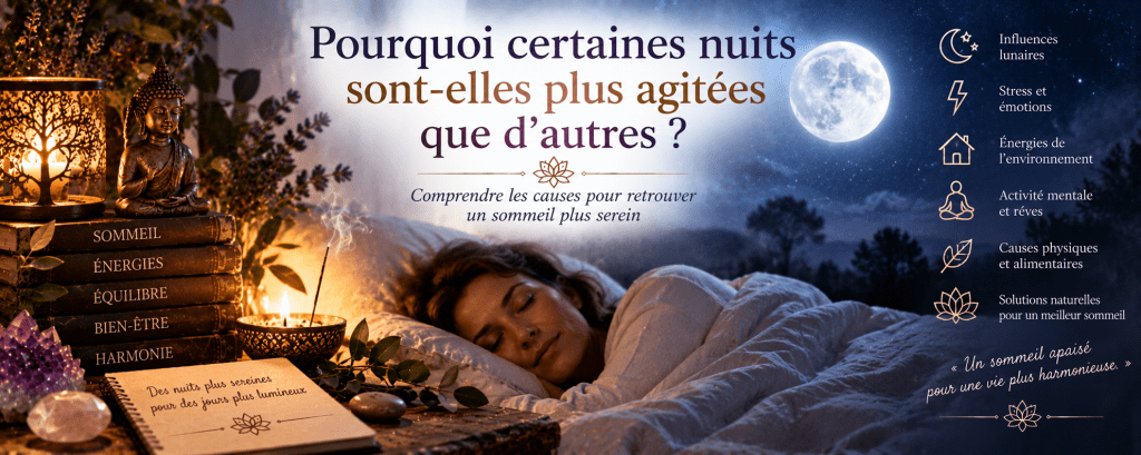 Pourquoi certaines nuits sont-elles plus agitées que d'autres ?