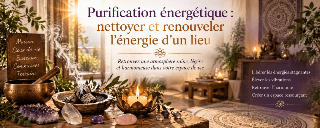 Purification énergétique : nettoyer et renouveler l’énergie d’un lieu