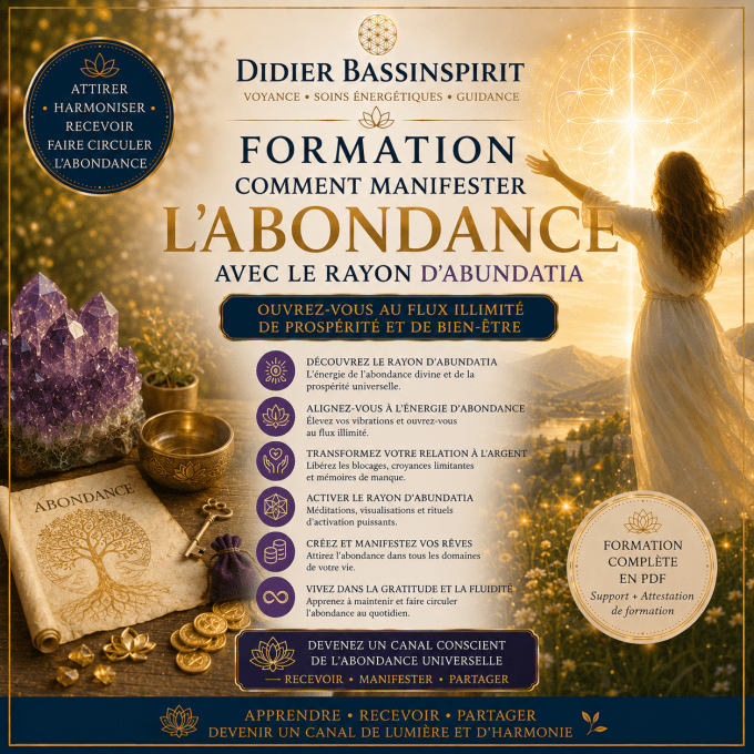 Formation pour manifester l'Abondance dans sa vie