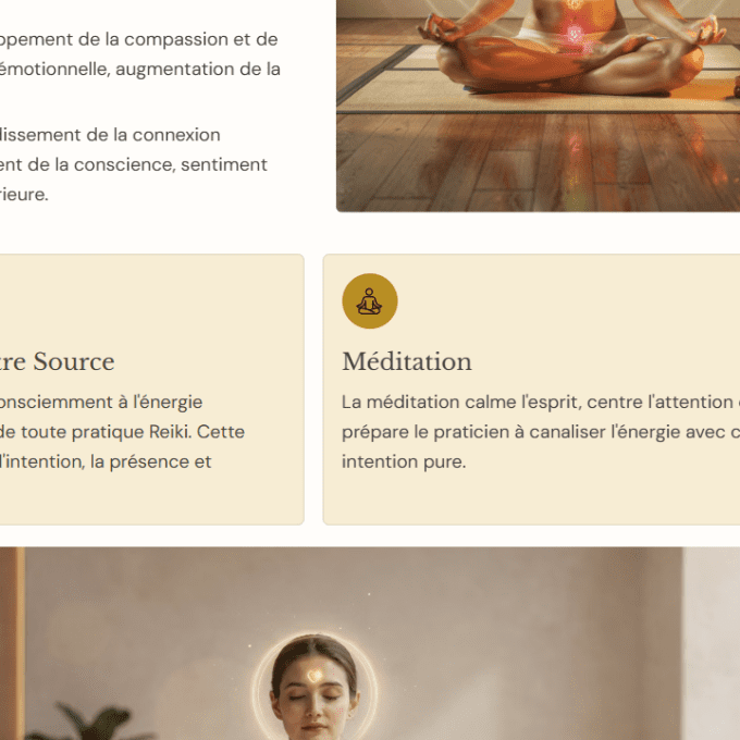 Formation Reiki 1er Degré Certifiante - Didier BassinSpirit