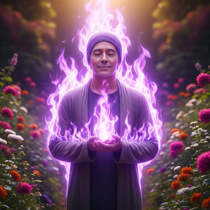 Transmuter vos énergies négatives et toxiques par la Flamme Violette-Argent 
