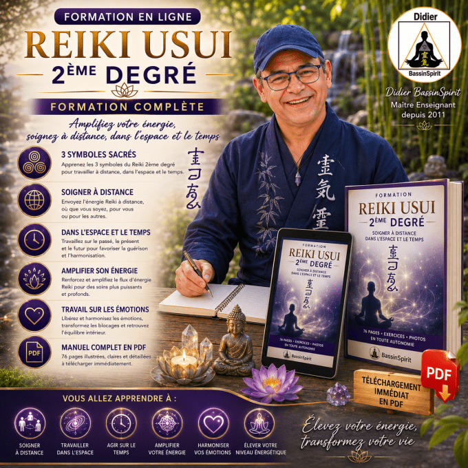 Formation au Deuxieme degré Reiki certifiante 