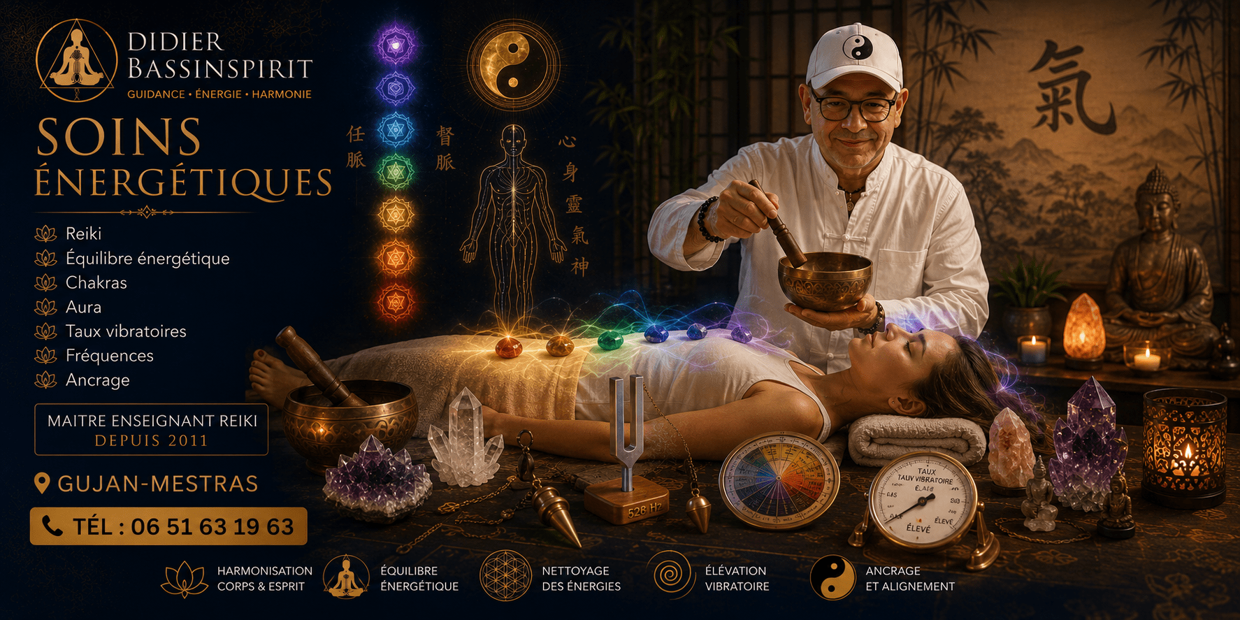 Soin énergétique, sonothérapie, Reiki
