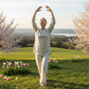 étirement du printemps