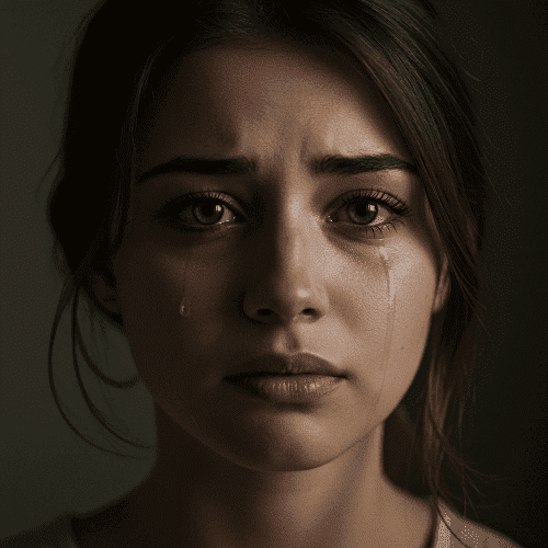 Tristesse, douleur, souffrance, cœur brisé,