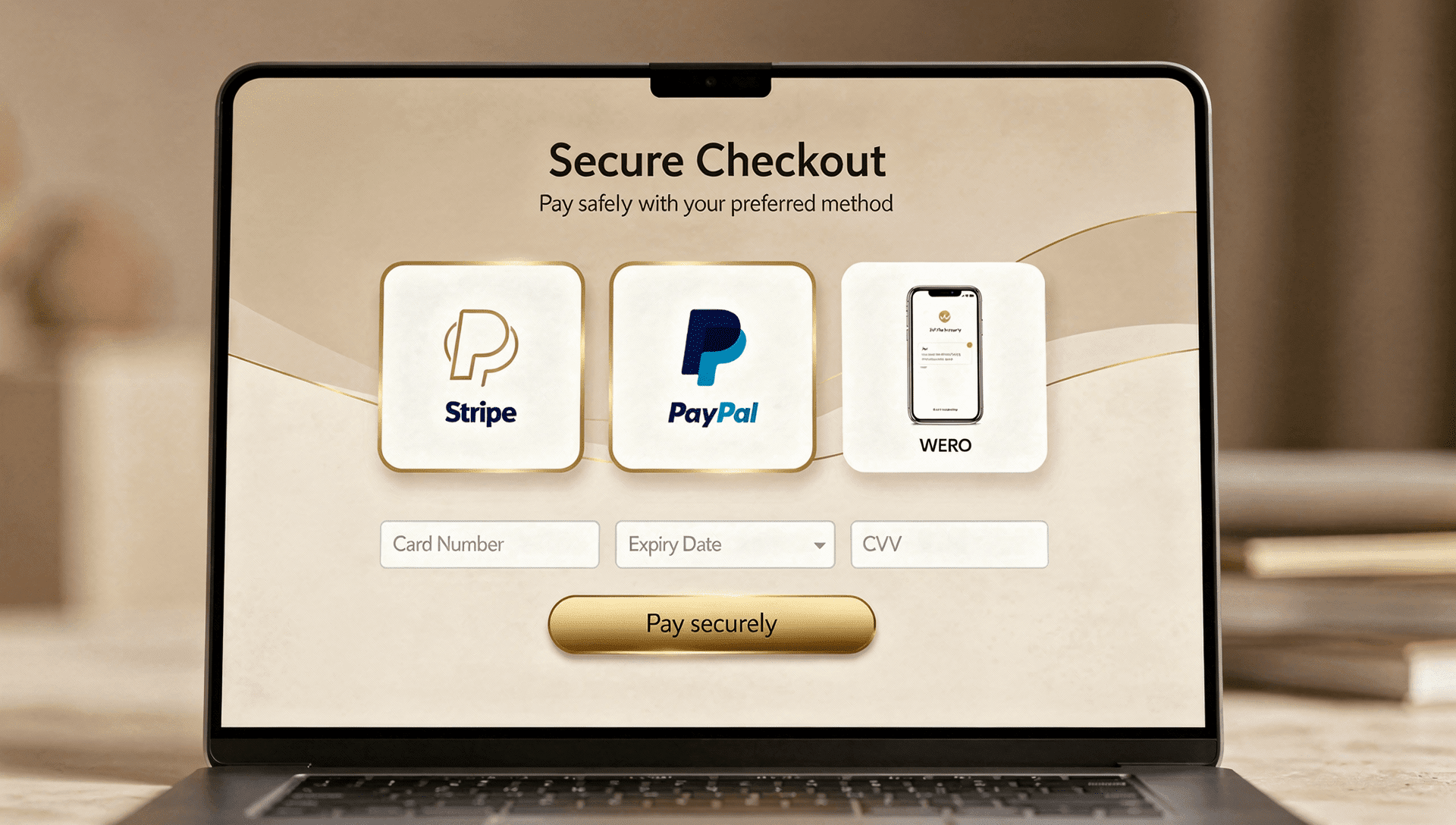 paiements acceptés , CB, Paypal, Wéro