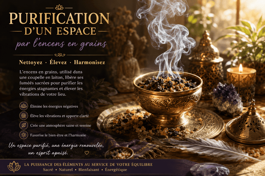 Purification Encens en grains